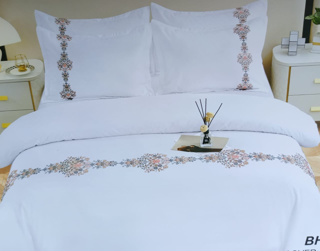 Luxury Greek pattern cotton Duvet cover