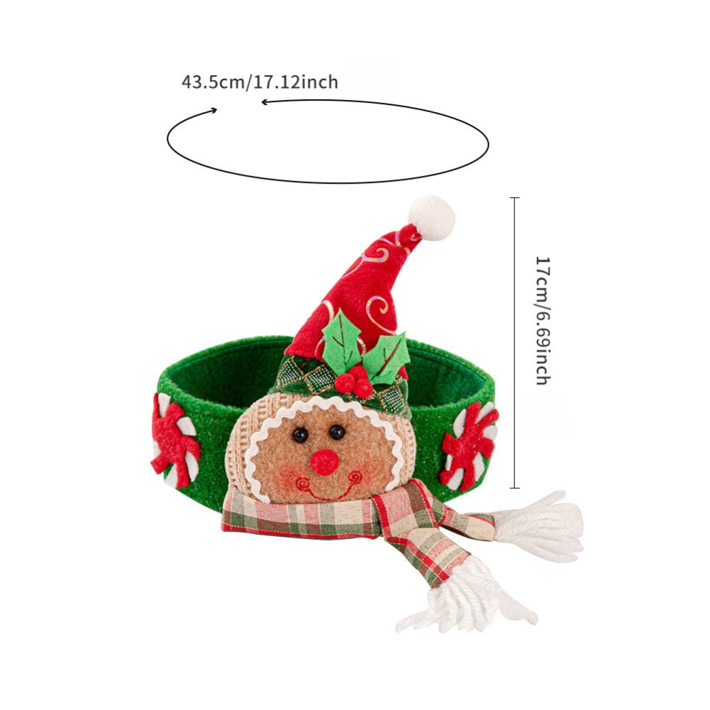 Festive Cookies Man Curtain Tiebacks
