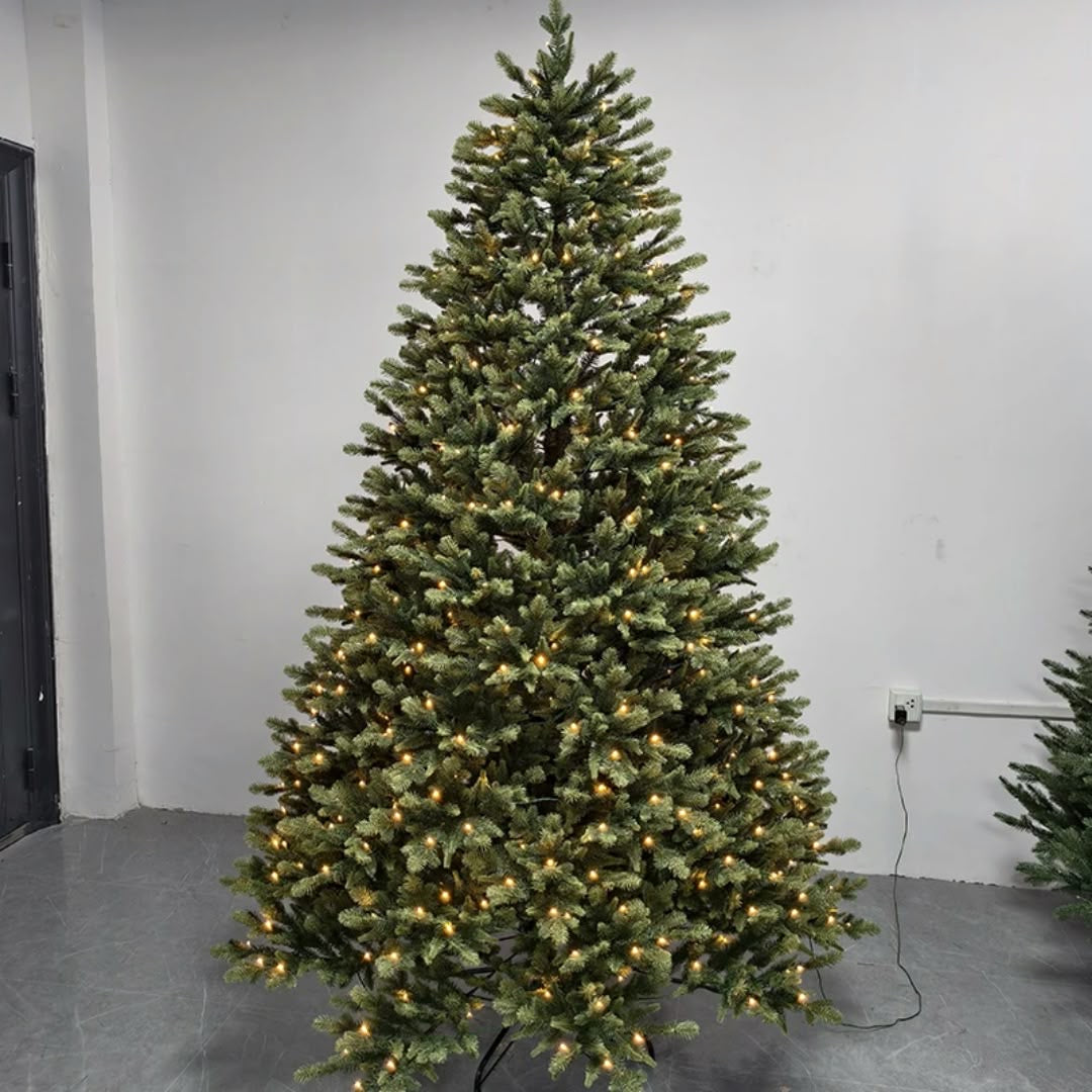 Premier Quality Large Pre-lit Green Christmas Trees