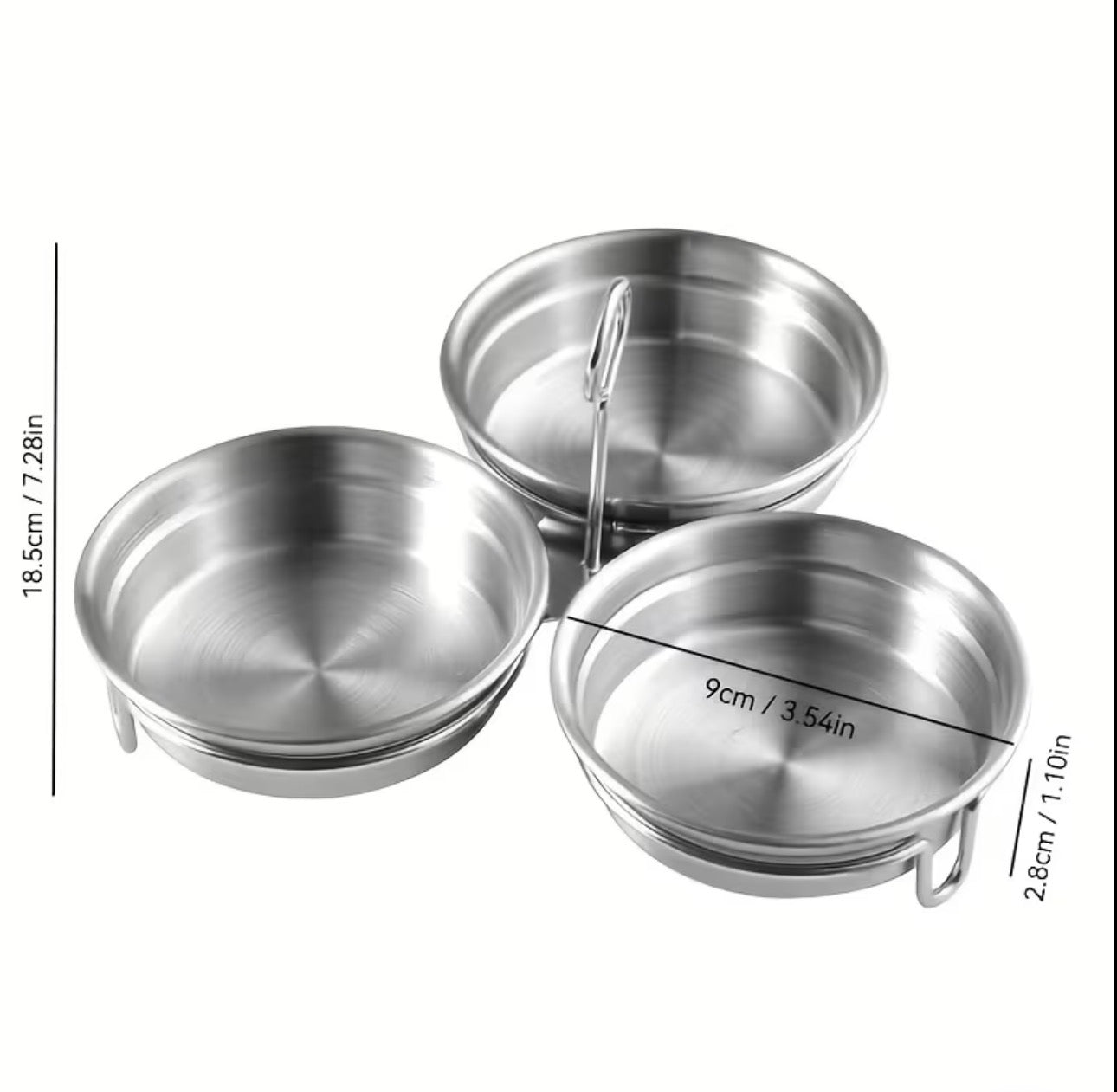 3 in 1 stainless steel egg poacher. Durable egg steamer