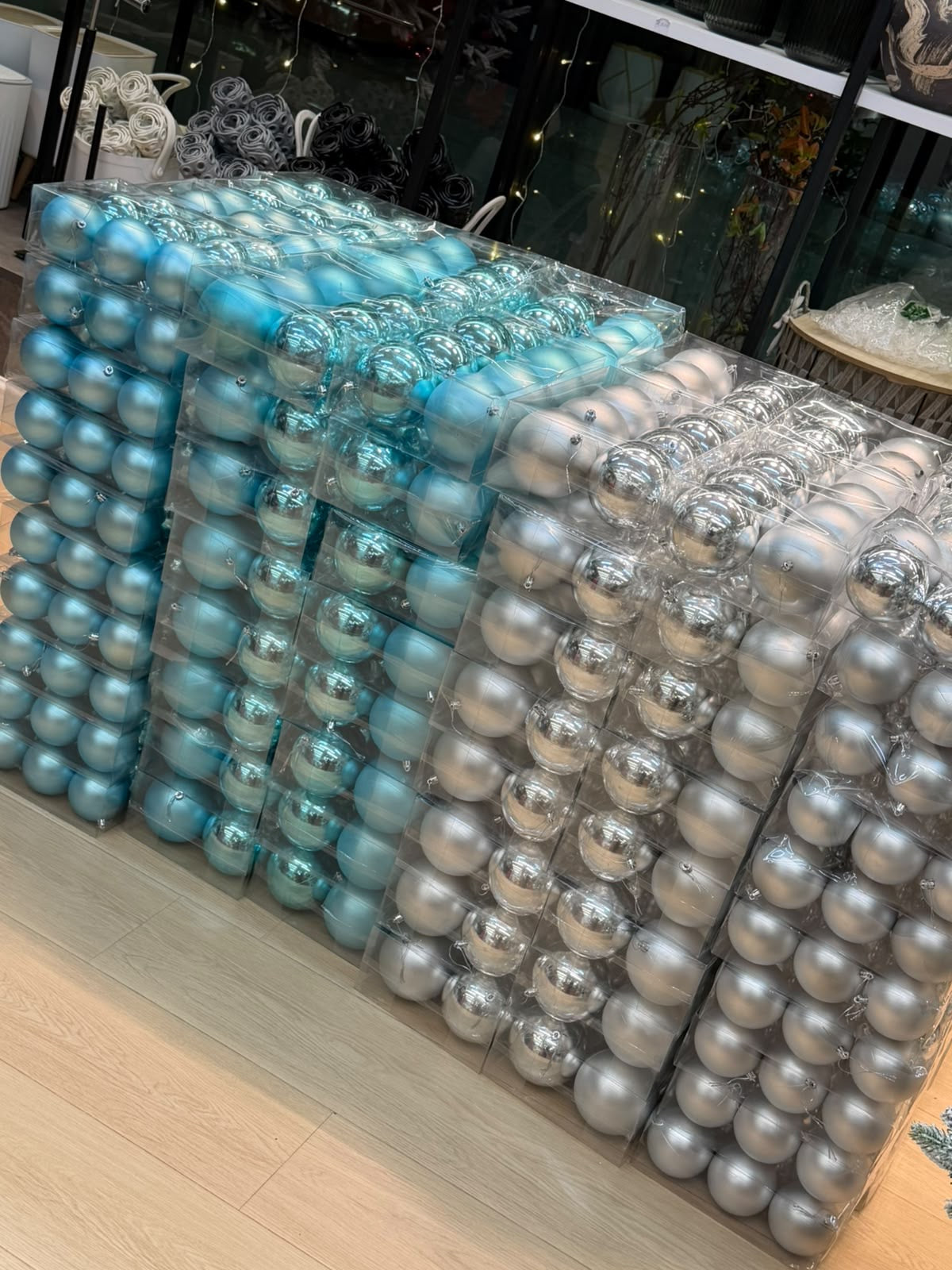 ❄️🩵 SNOWFALL BLUE CHRISTMAS BAUBLES 🩵❄️