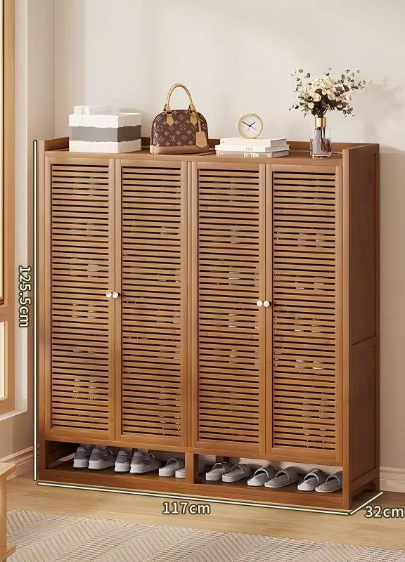 Bamboo Shoe Cabinet