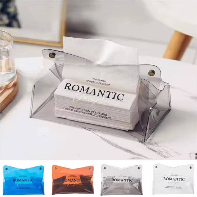 Tissue Paper Leather Box Napkin Wipe Storage