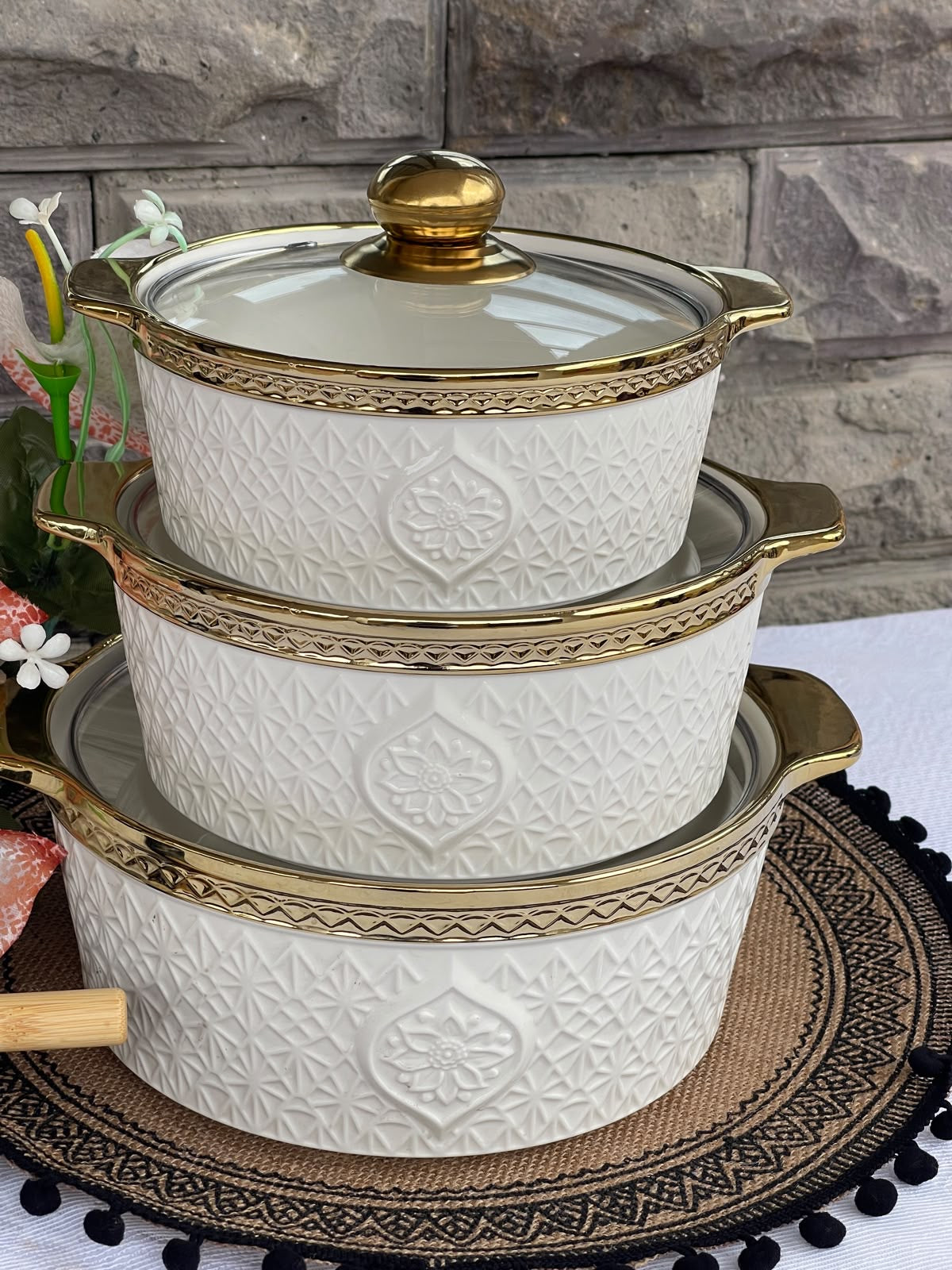 Serving dish set