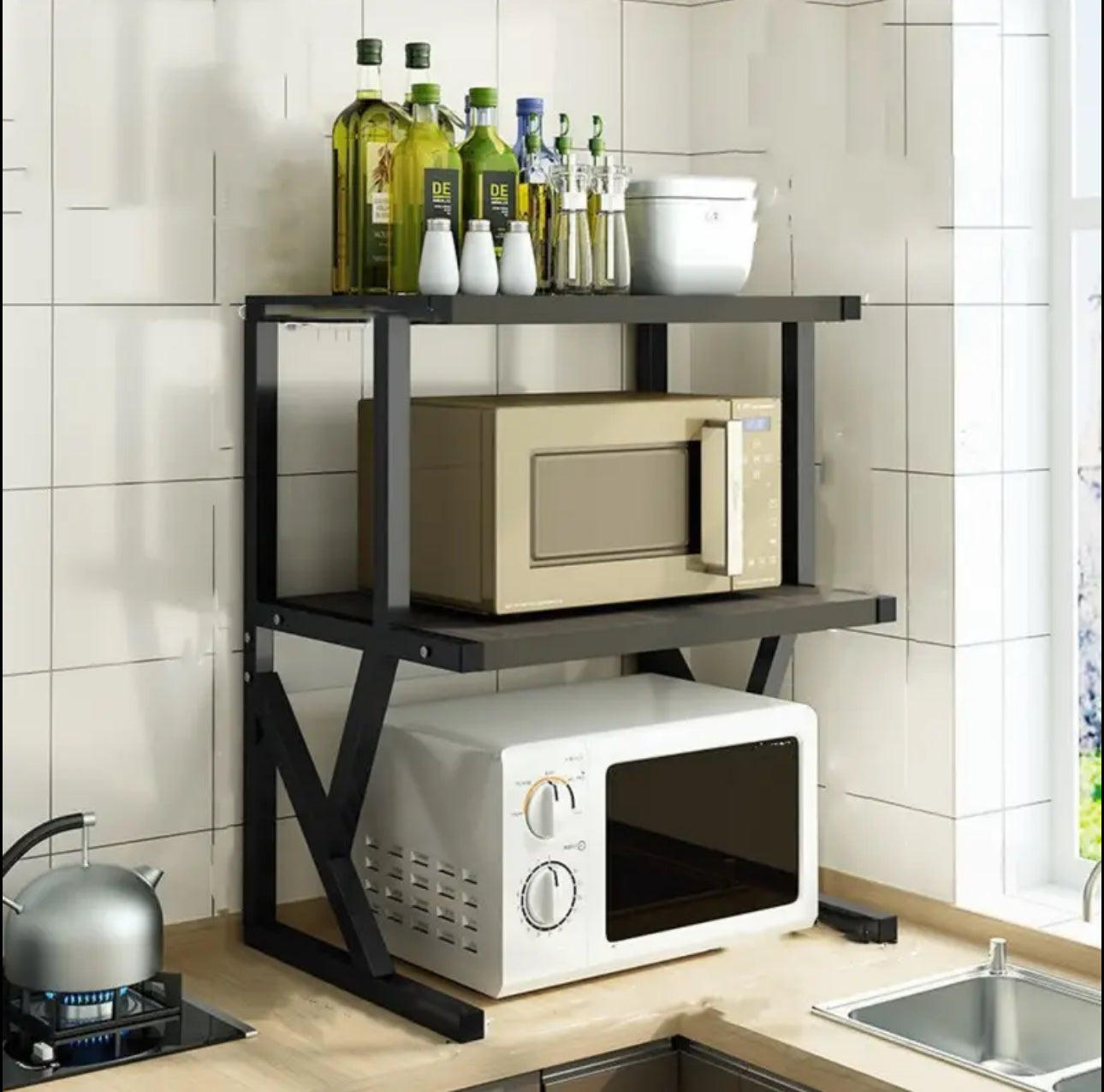 Microwave/ Oven Rack Organizer