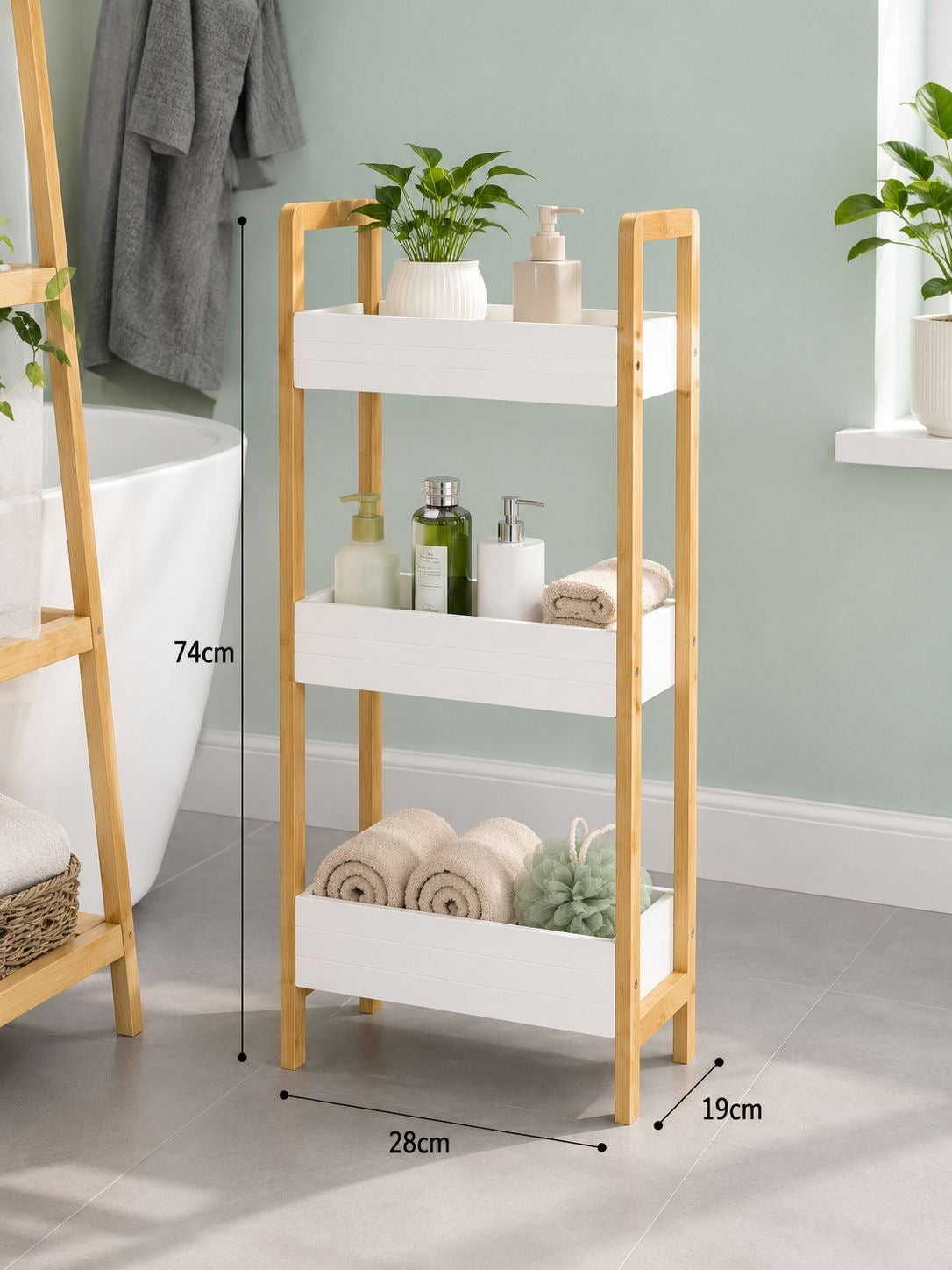 SMART & STYLISH BATHROOM RACK