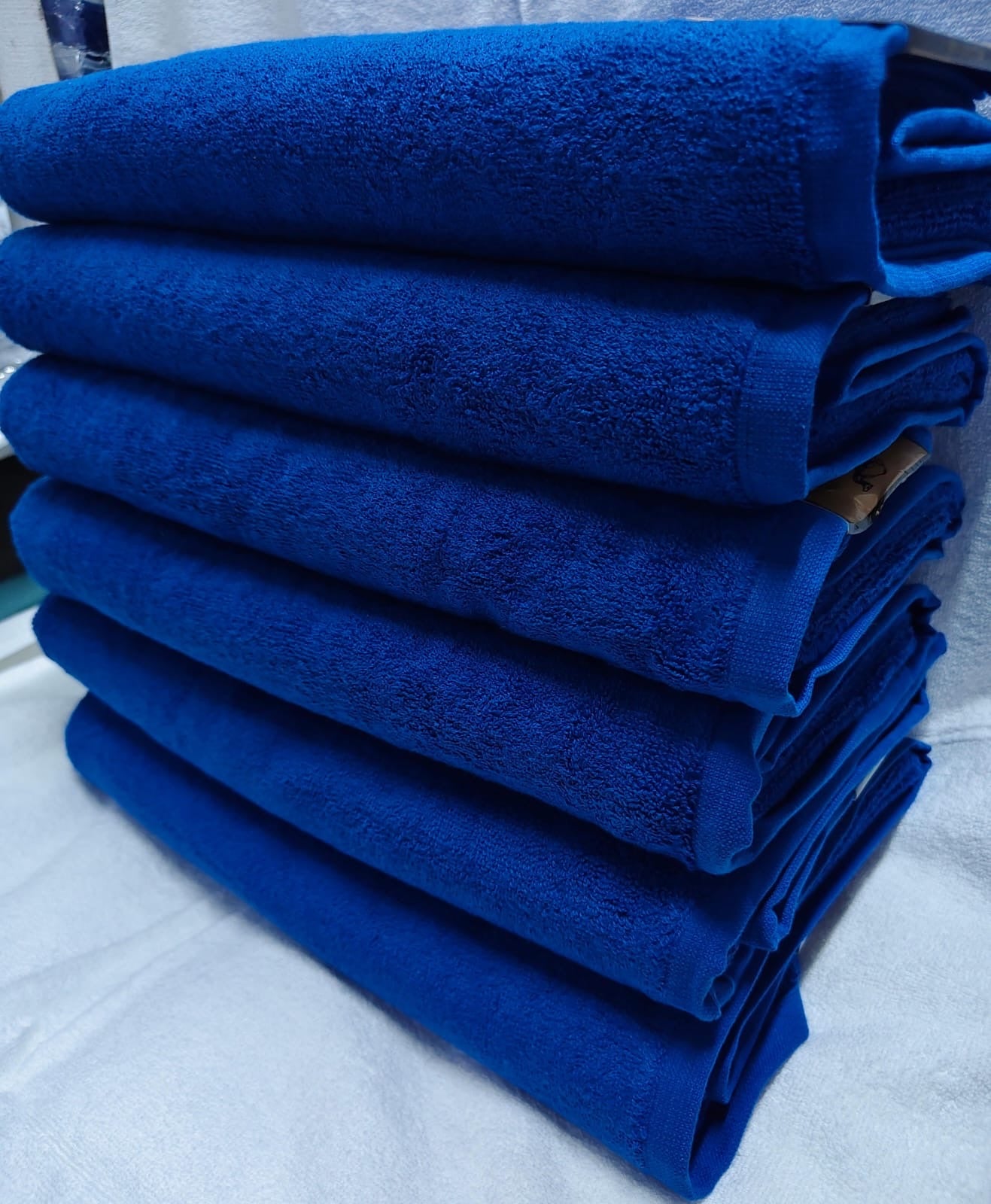 Royal blue cotton Towels