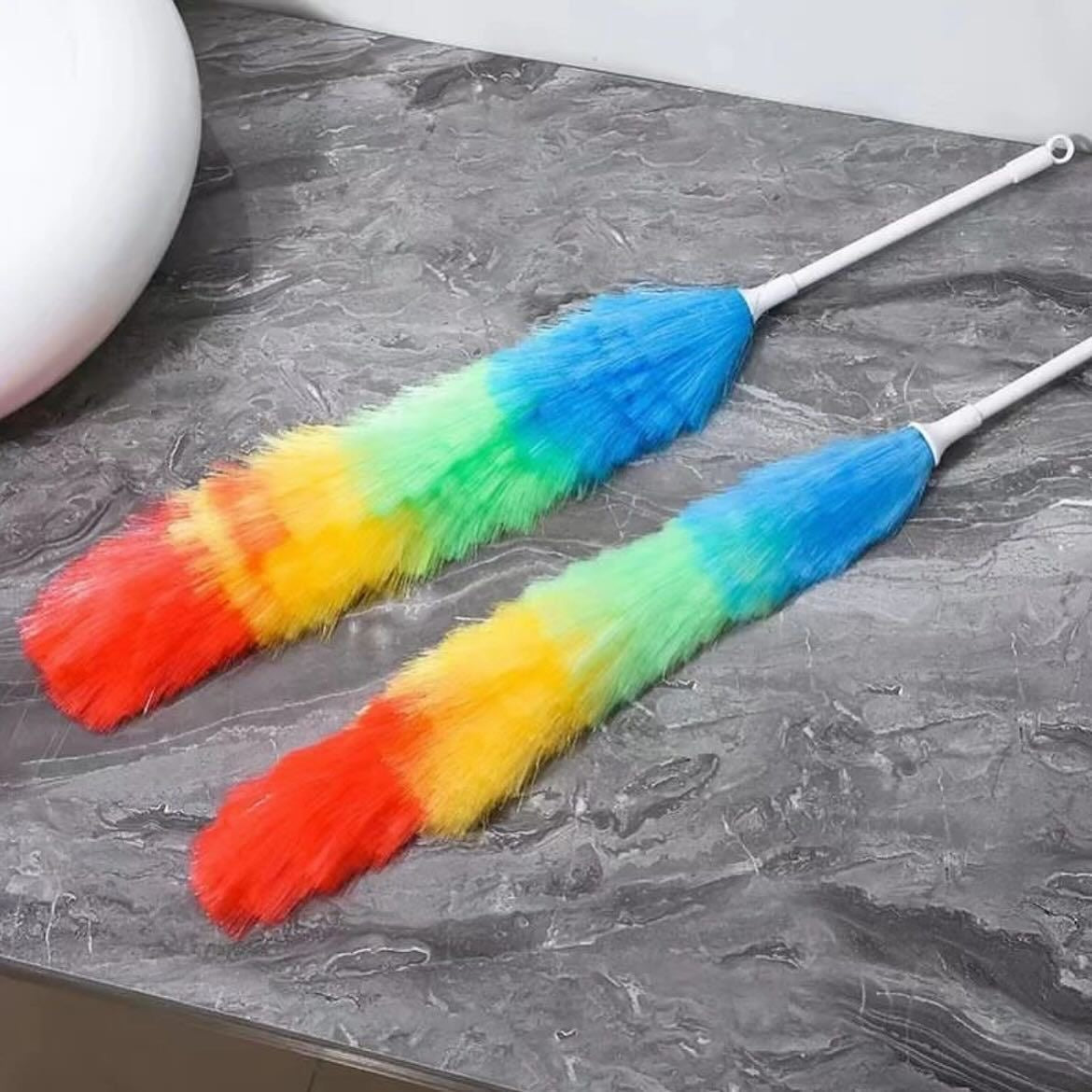 Rainbow duster/whisker