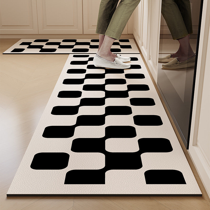 VIKAMA kitchen mats waterproof non-slip rugs
