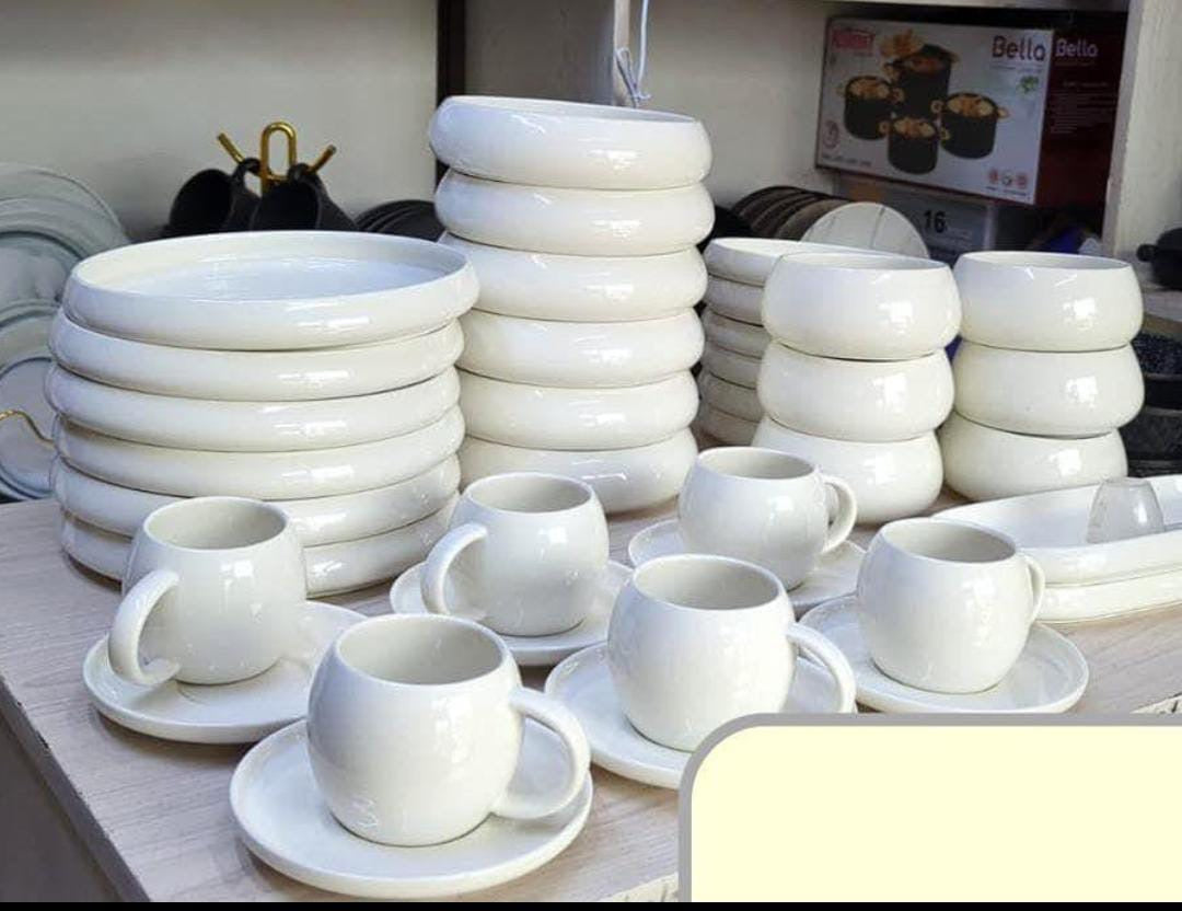 Elegant European Double Glaze Porcelain Dinner set 38 pcs Dinner set