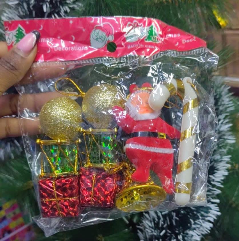 Christmas mixed decor with candy cane