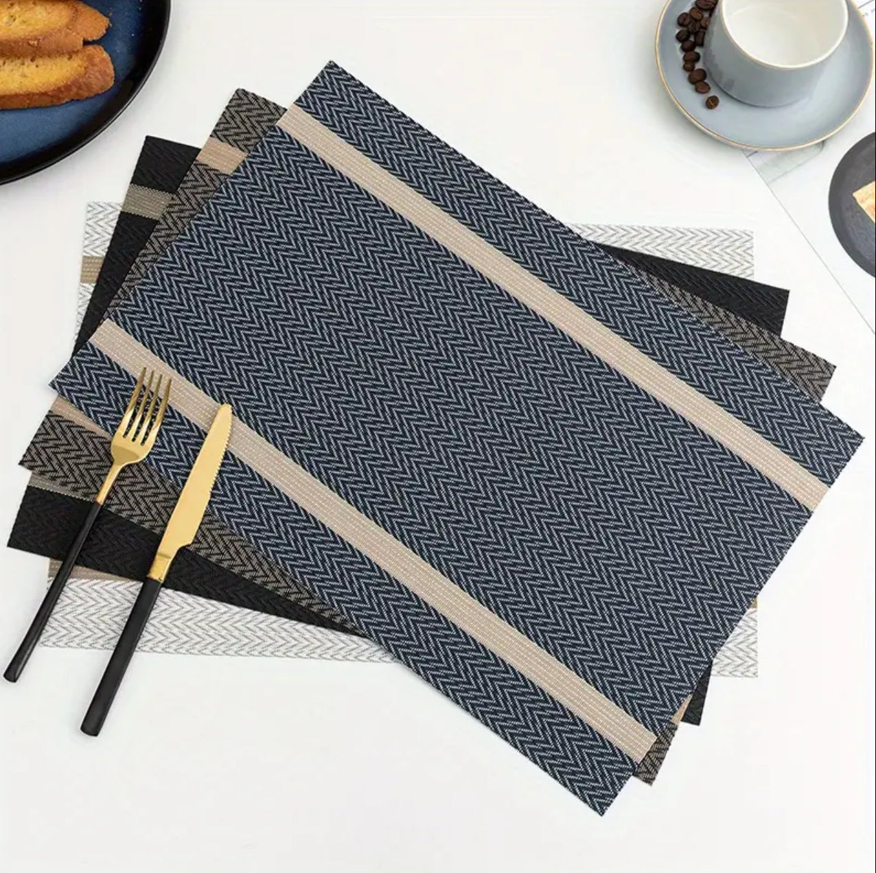 6pcs pvc table mats