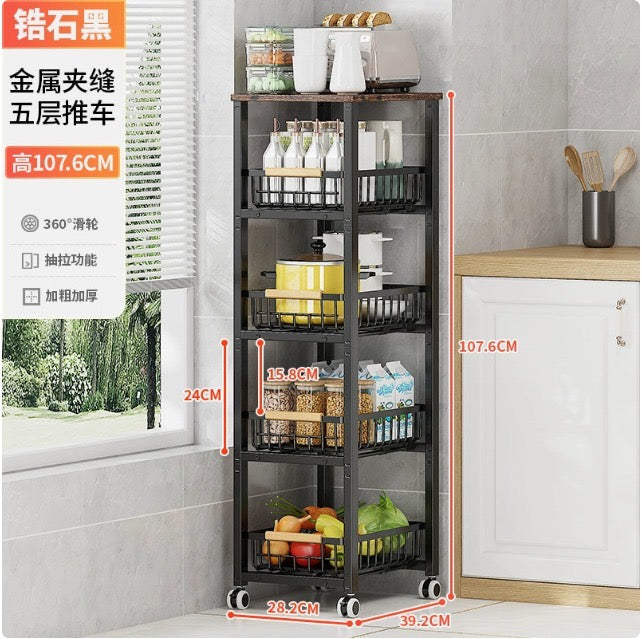 4 layer multifunctional rack
