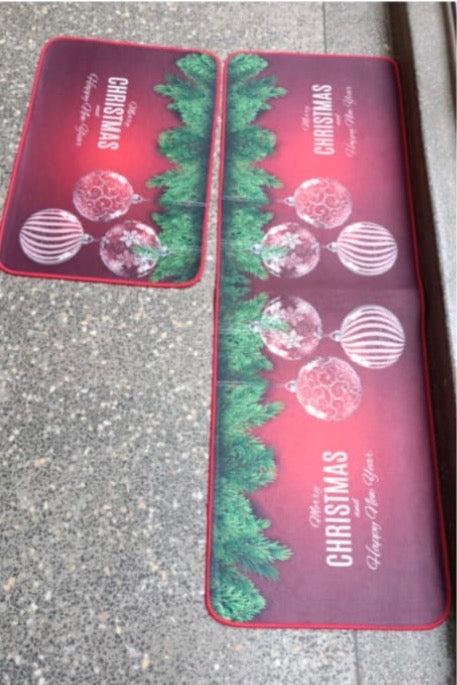 Christmas kitchen mat