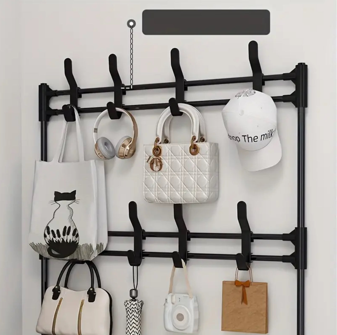 3 in 1 five tier storage rack/hanger