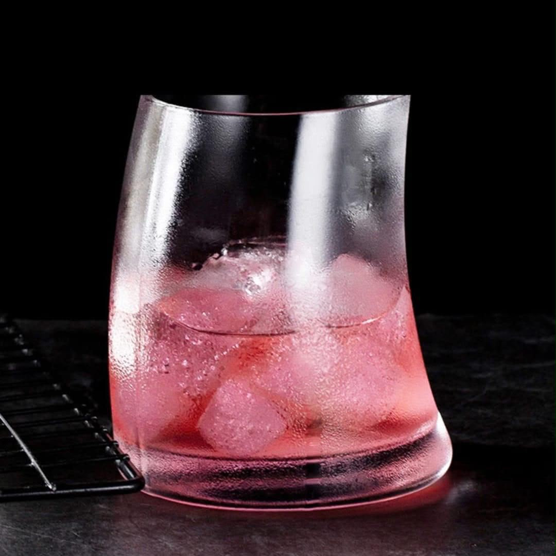 6 pcs penguin curved glass at