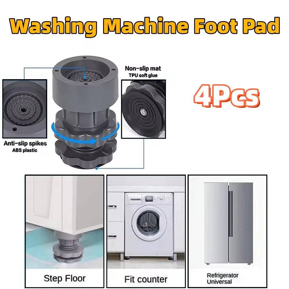 Heavy duty antivibration pads
Adjustable