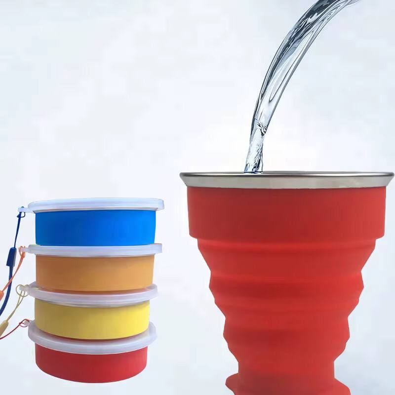 Foldable Sillicon travelling Cup