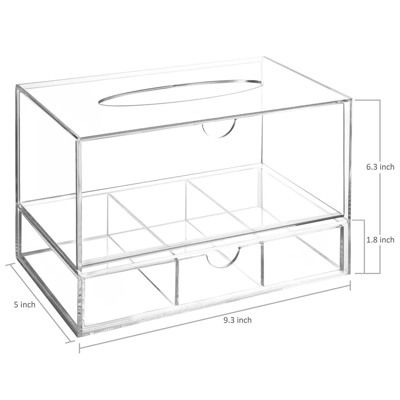 Arcylic Cosmestic/Serviette Organizer