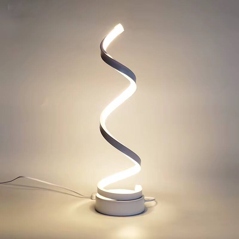 Vertical Spiral Table Lamp