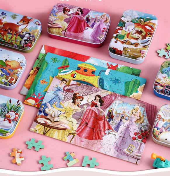 60 PC cartoon theme wooden puzzle
