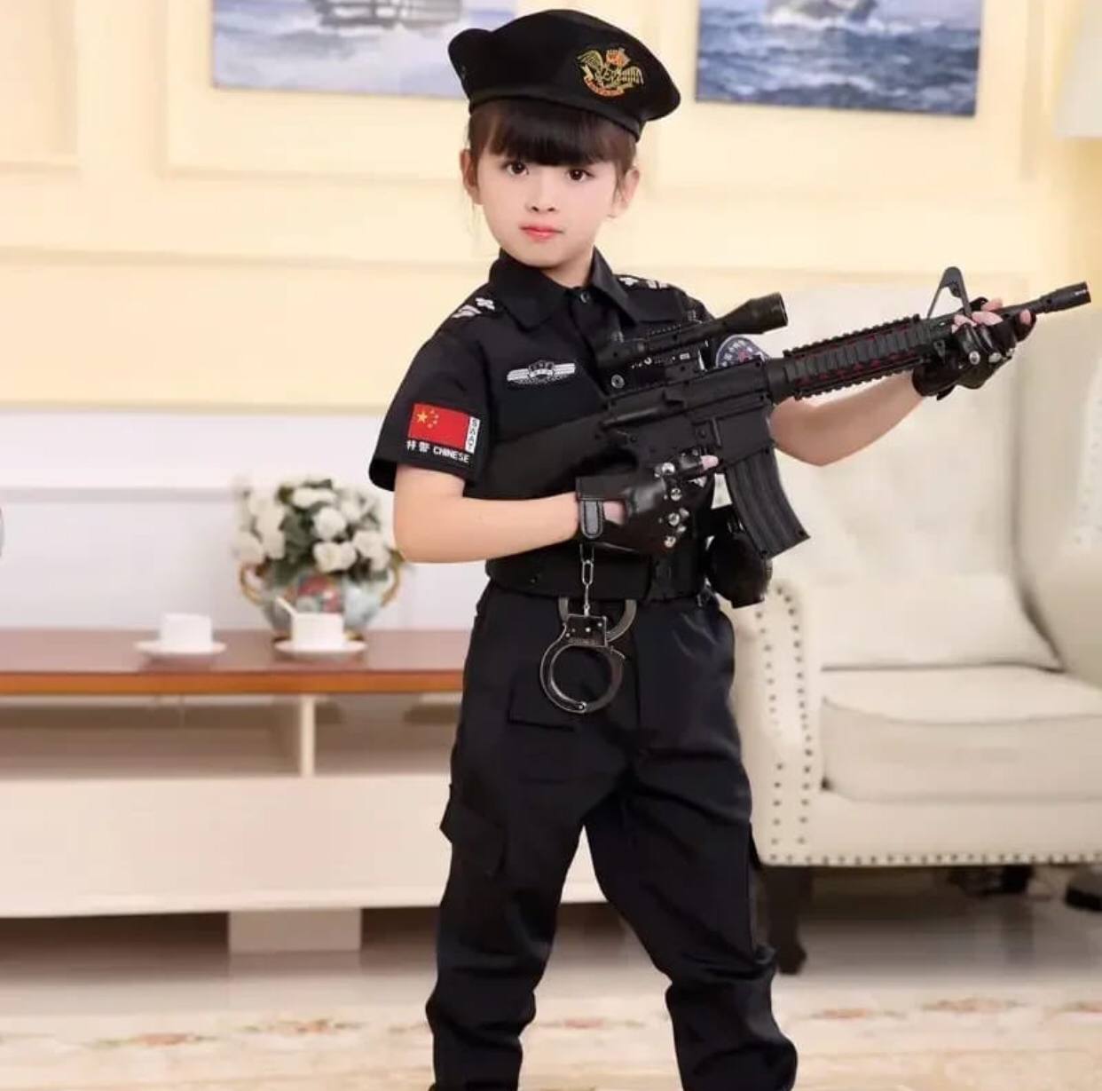SWAT Children unisex police costumes