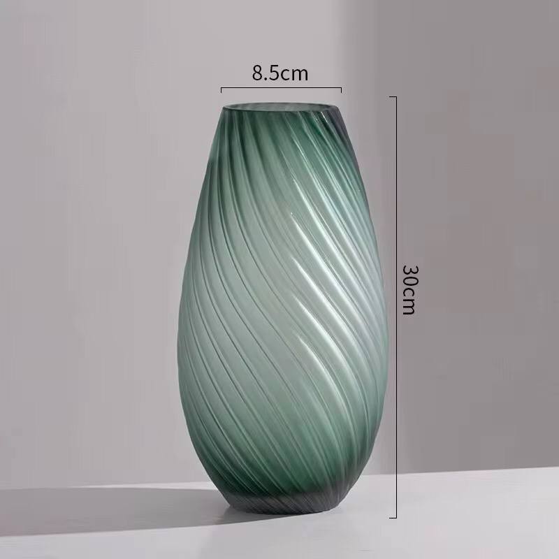 Nordic glass flower vase