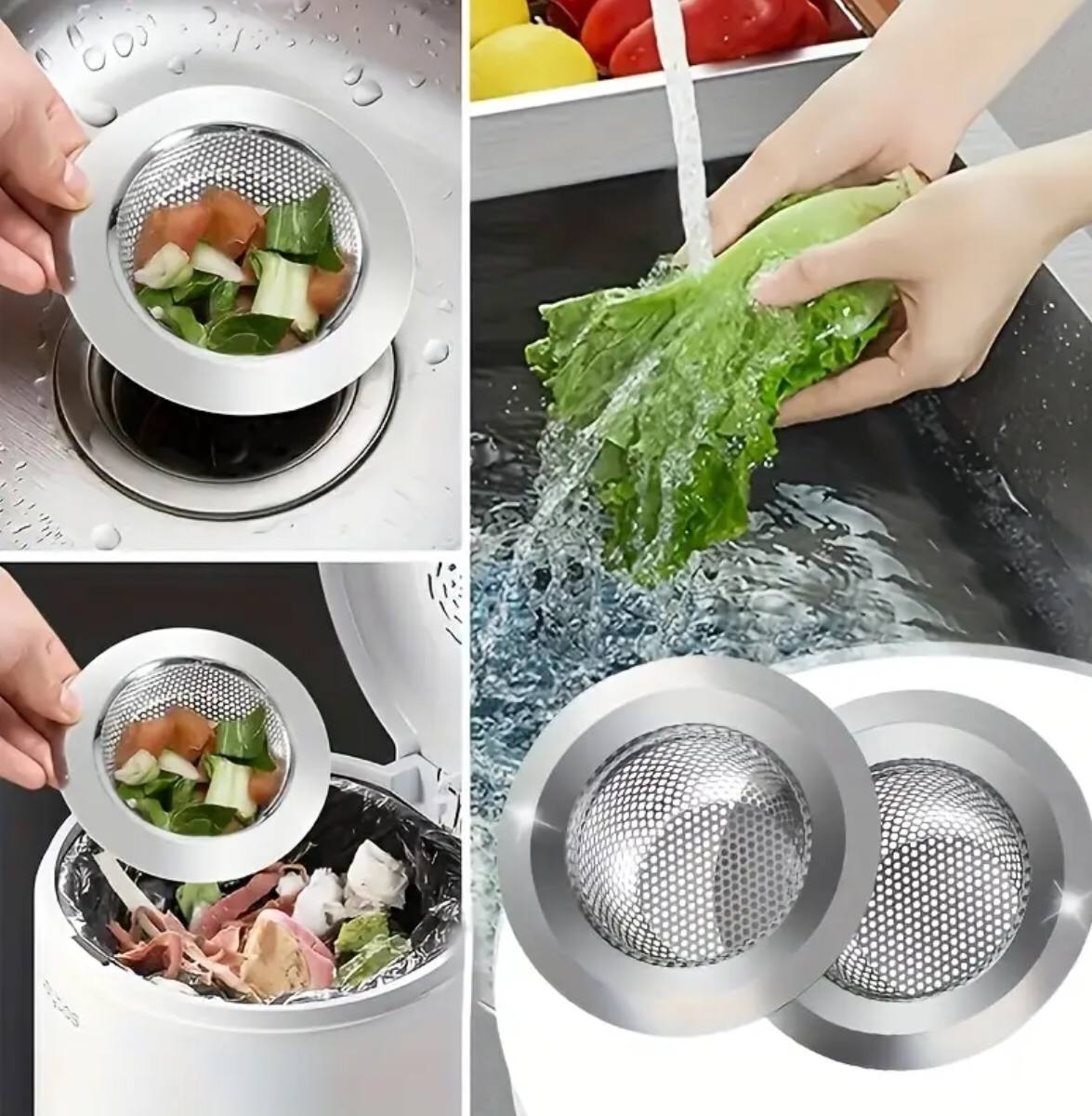 Stainless steel sink garbage strainer /