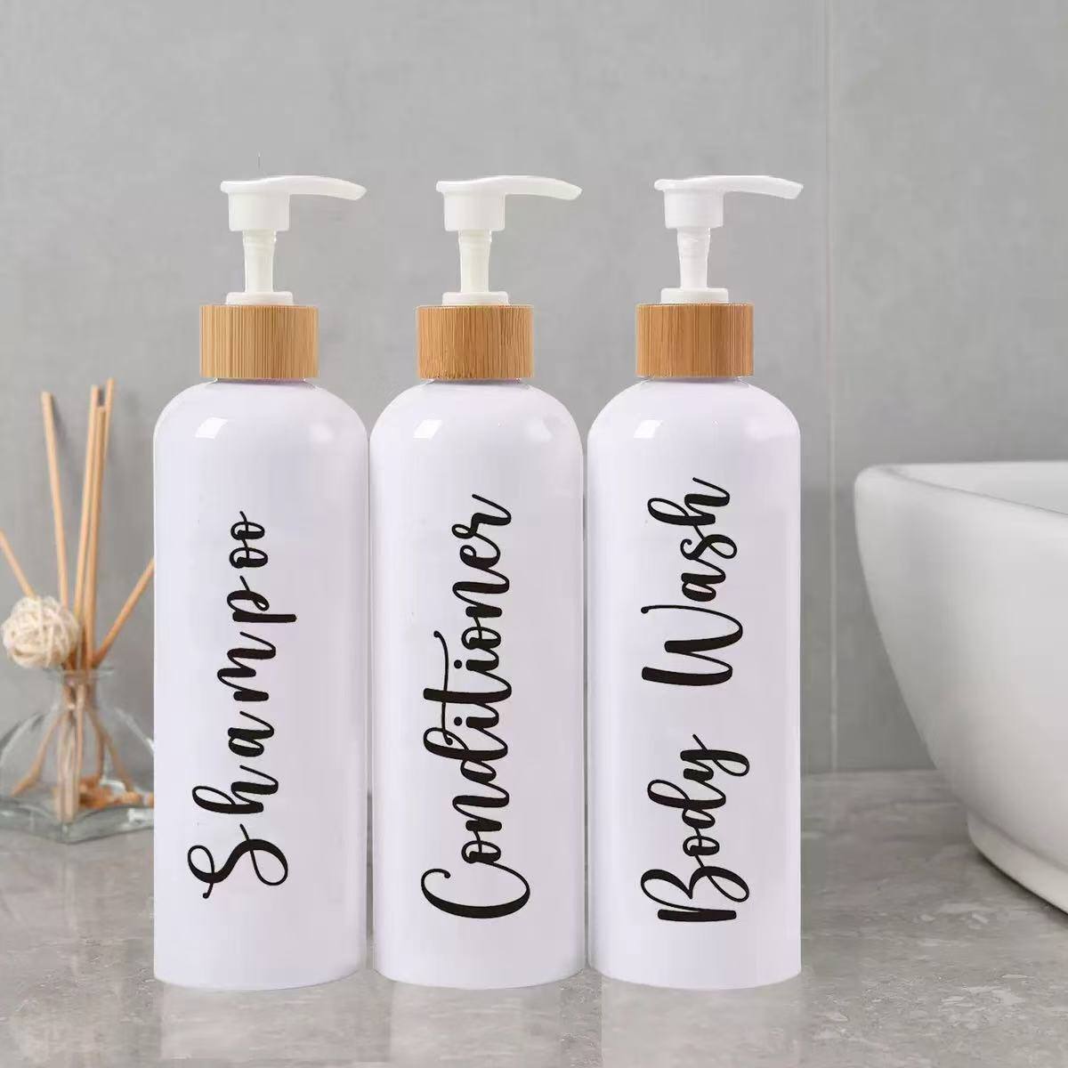 3in1 shampoo/conditioner/body wash dispensers
