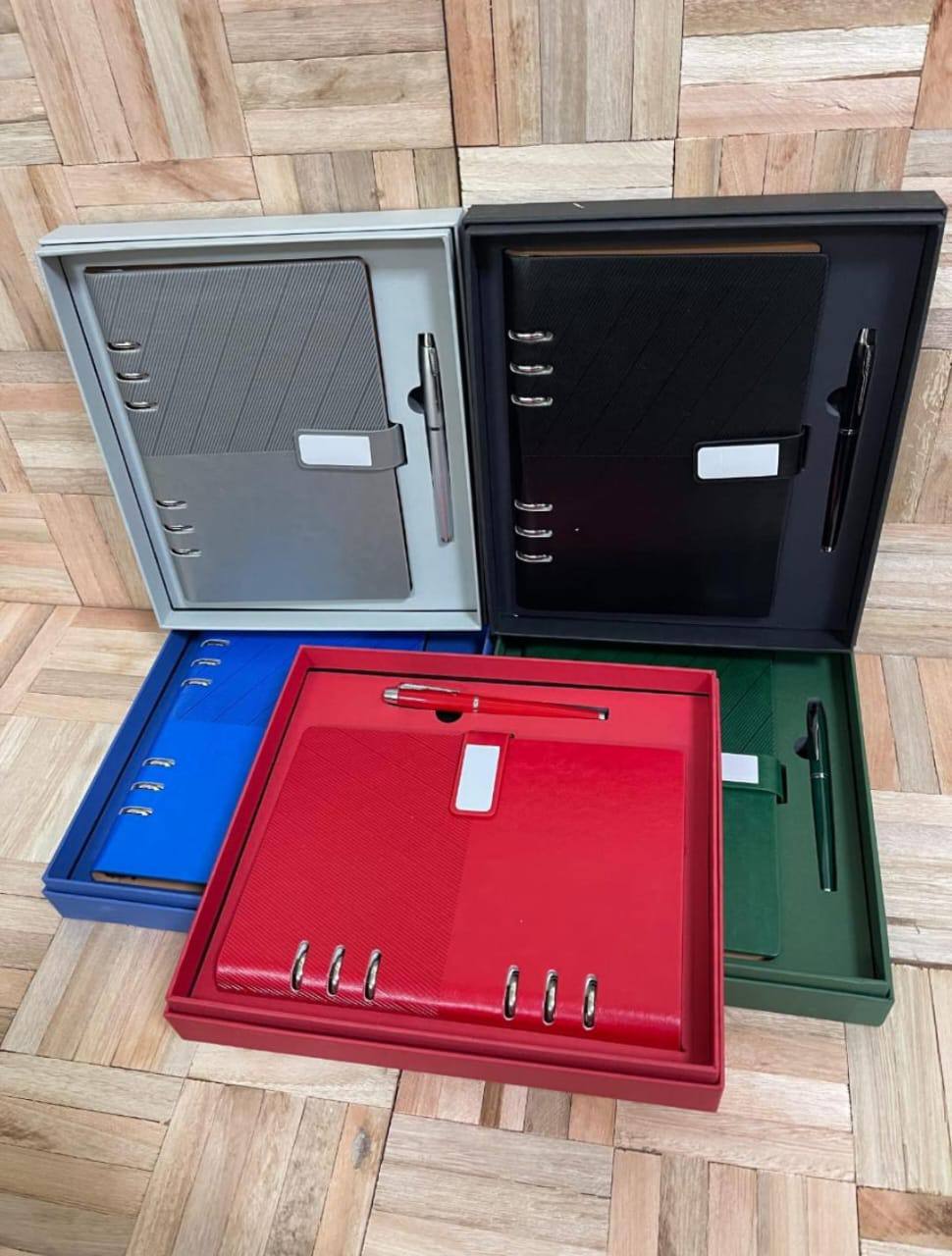 Executive Buckle Note Book Set