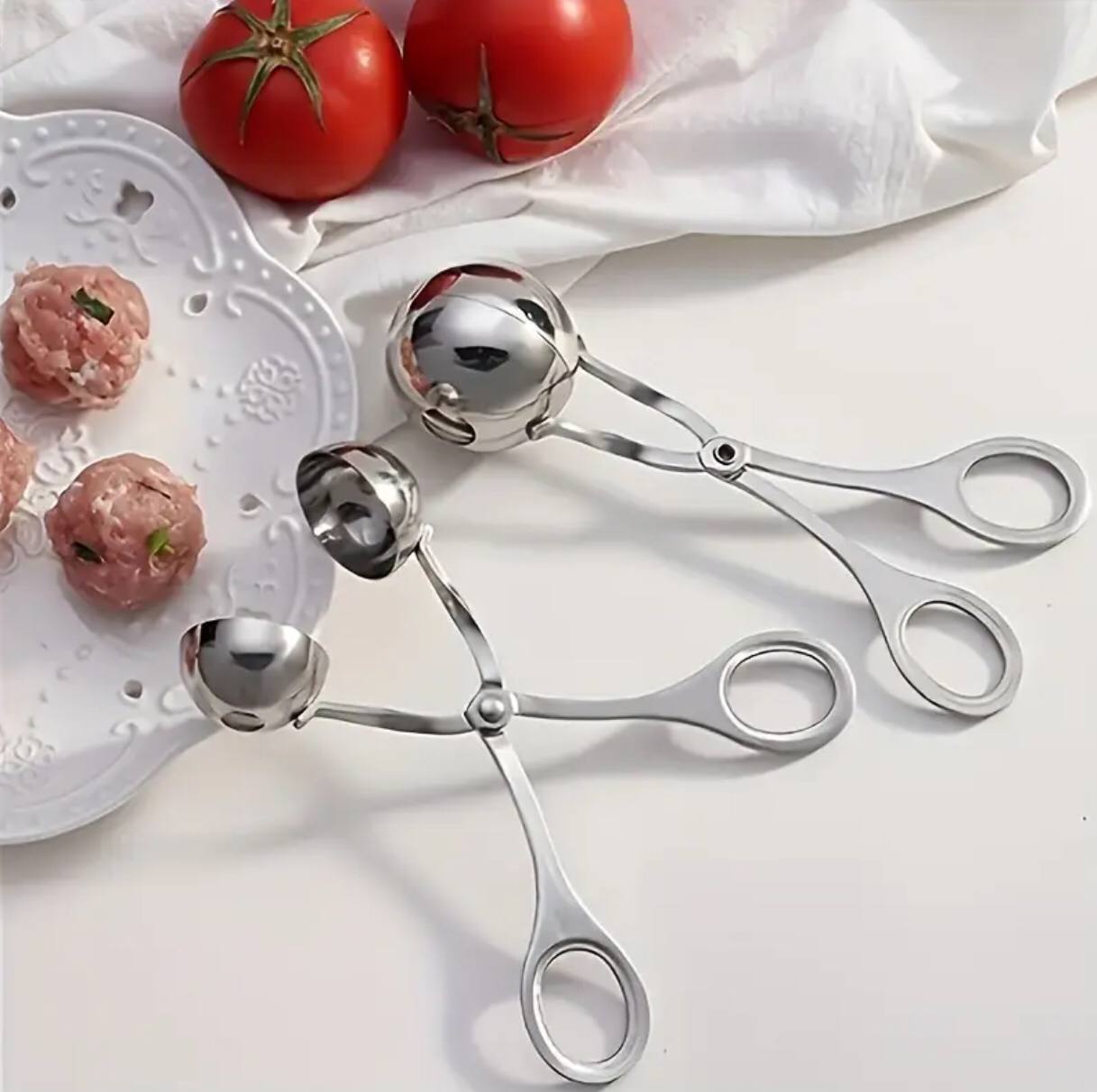 Stainless steel Meatball Maker
Large