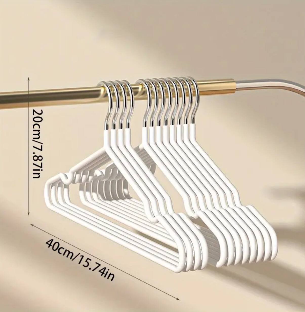 Non slip metal hanger with pvc coating