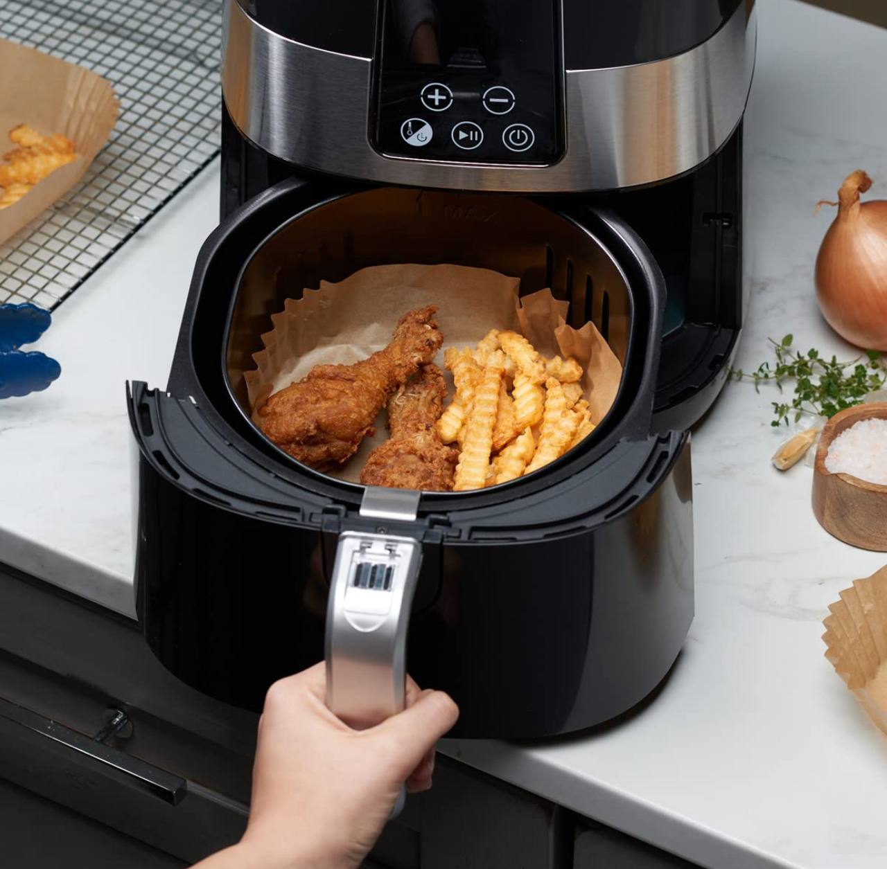 Nonstick air fryer/air frier liners 50pcs