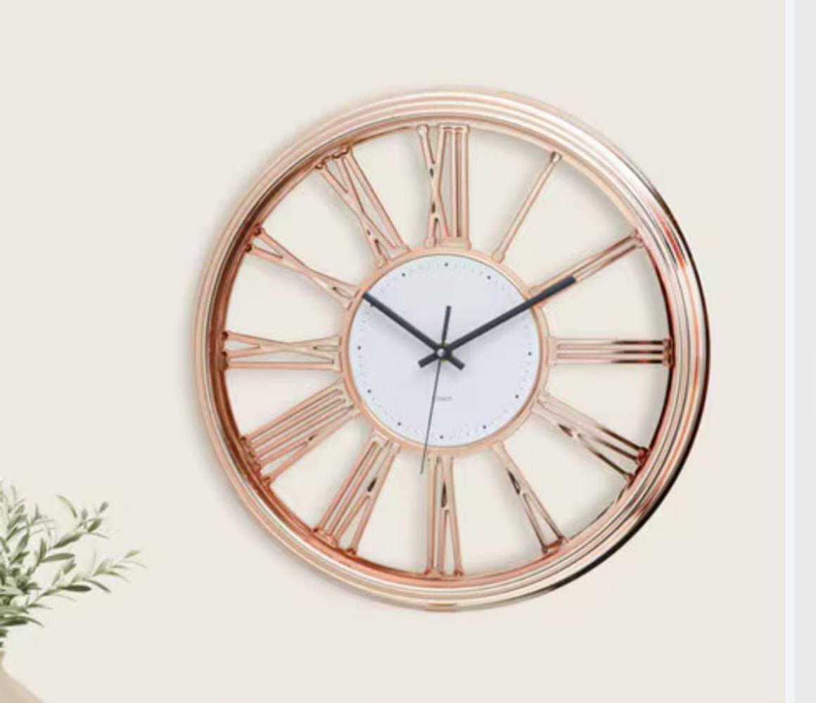Roman numeral style clock face