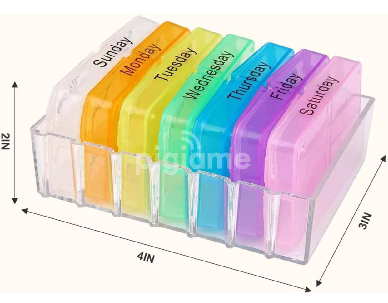 Detachable pill case pack