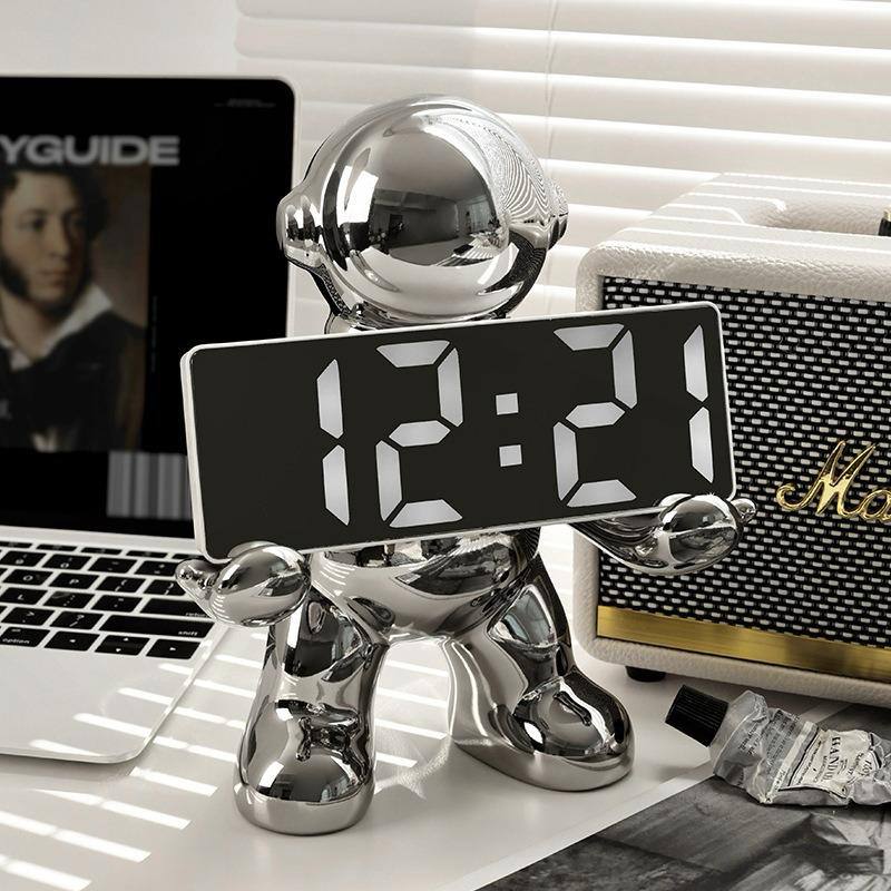 Creative astronaut clock