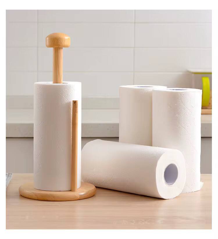 Bamboo Wood Tissue Holder