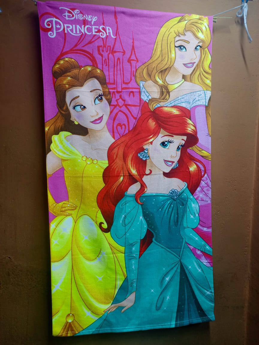 Cartoon themed towels