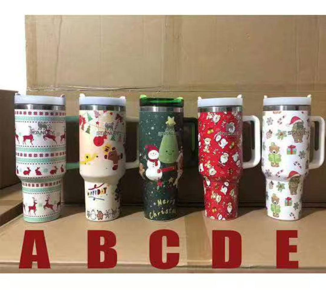 Christmas Themed Stanley Cups