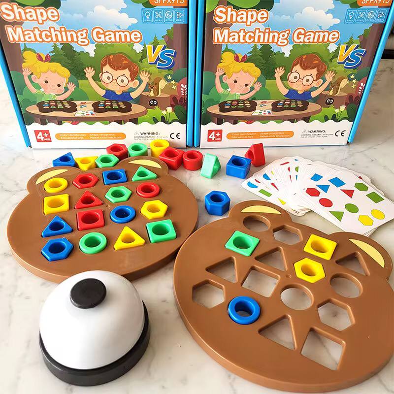 *Early Education puzzle/Shape matching Cards Game