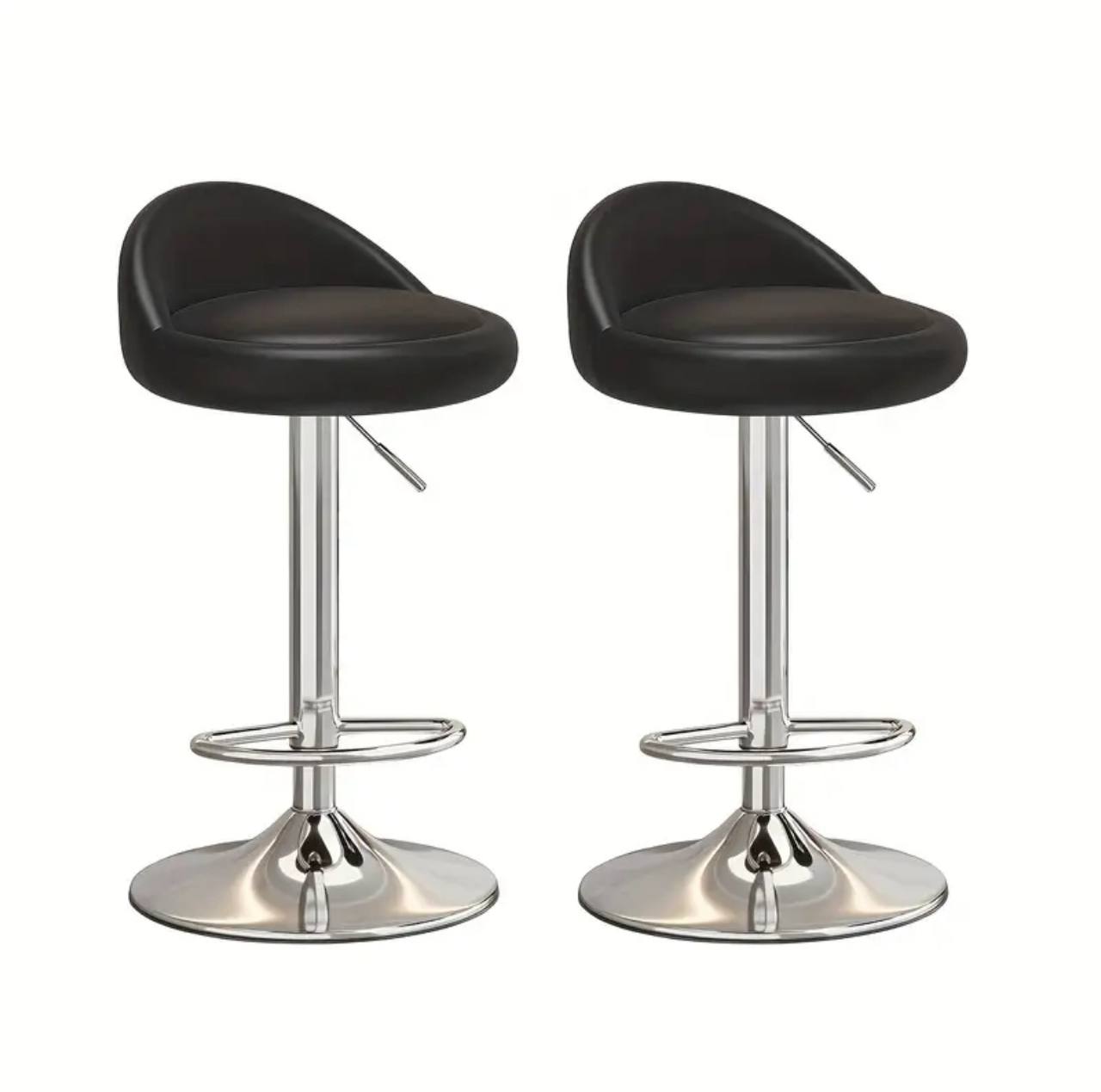 Low back Faux leather counter stools