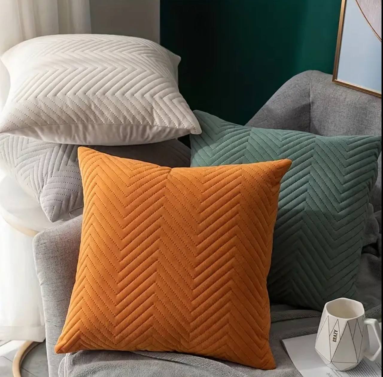 Velvet Pillowcases 45cm by 45cm