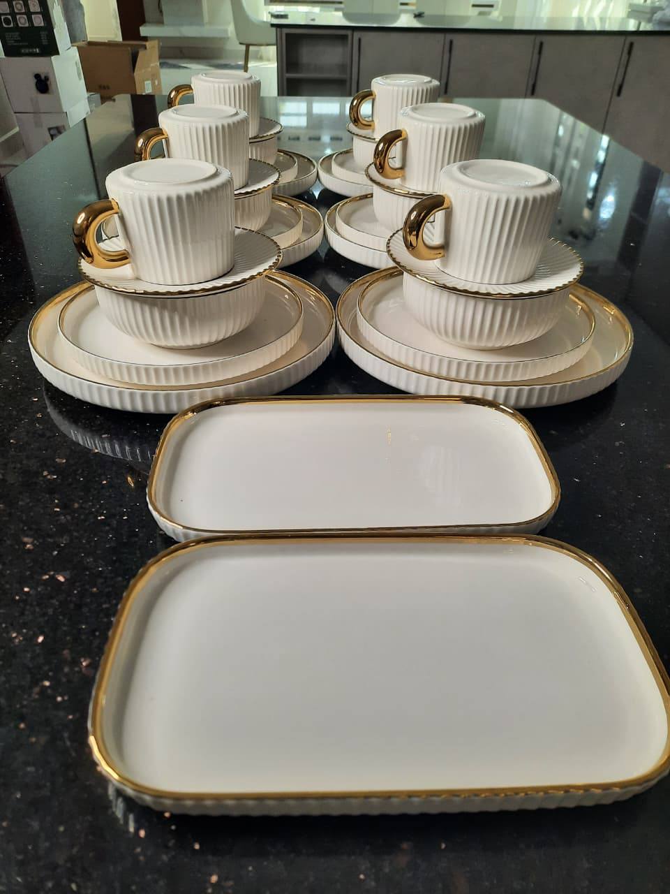 Elegant European Porcelain Dinner set