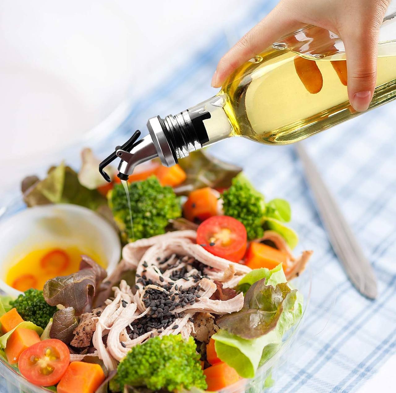 High quality 2-in-1 Glass Oil Dispenser
