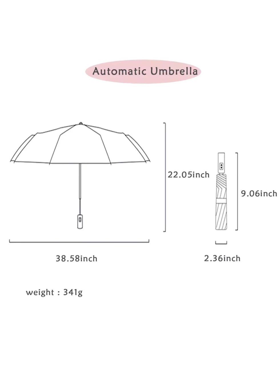 8 Ribs Travel Rain Sun Umbrellas