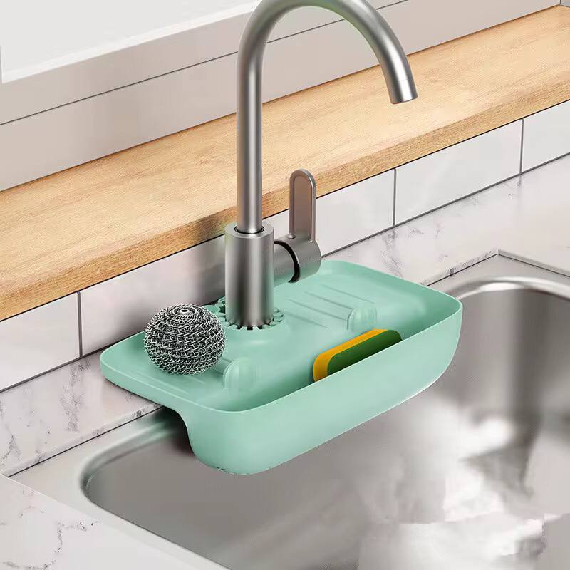 Kitchen Sink Mat With Slope Design