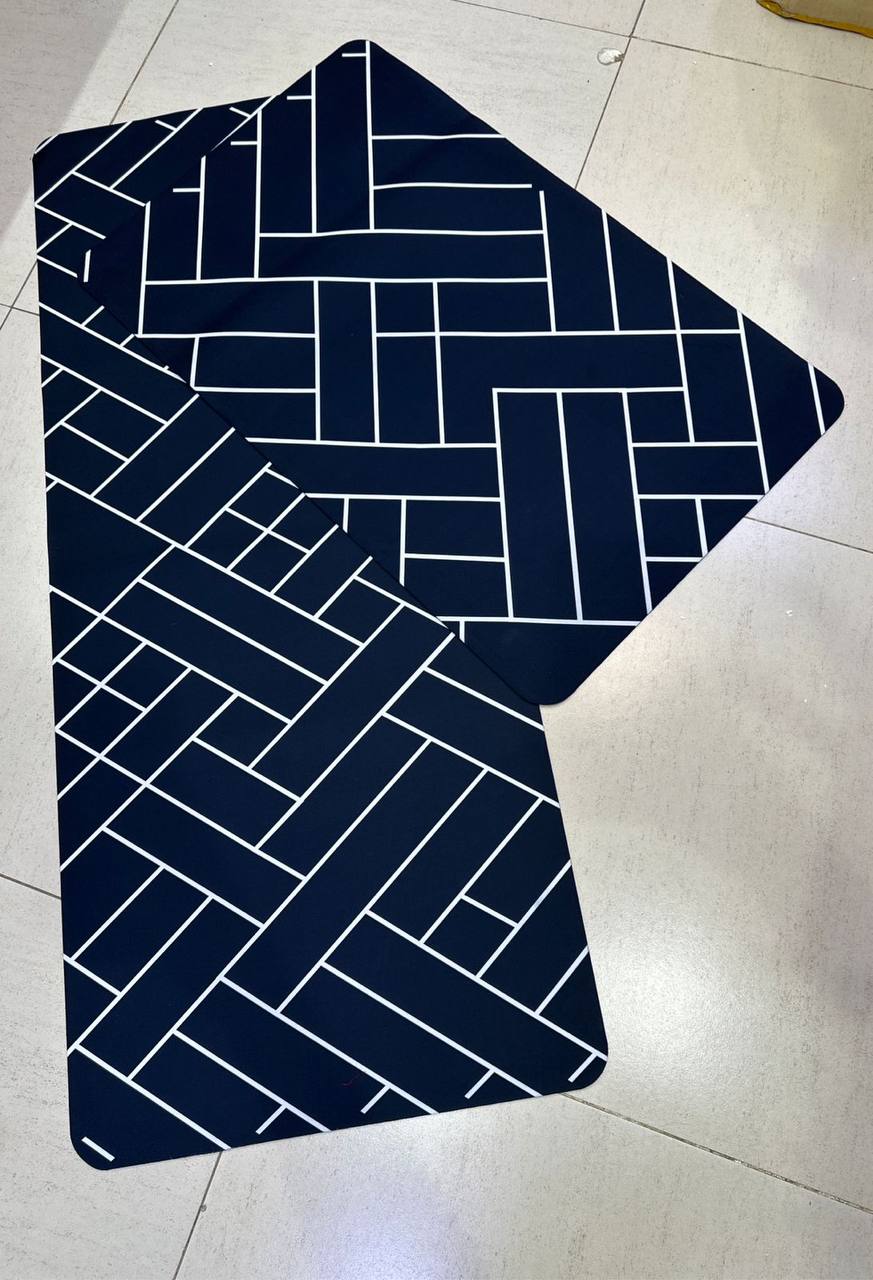 2 pc rubber kitchen mats