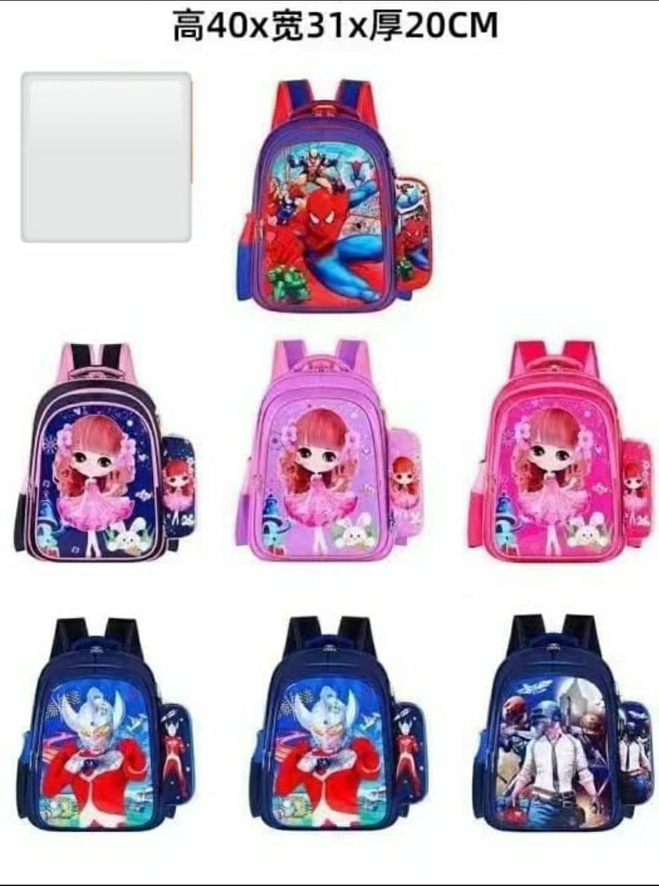 Bag with pencil pouch back to school bag