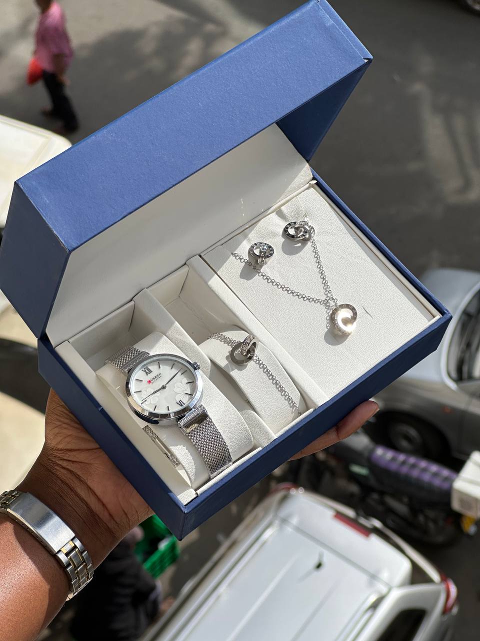 Ladies silver gift set