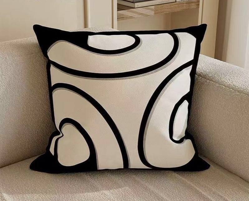 Light Luxury Abstract Art Cushion / Throw Pillow Covers